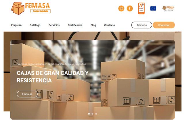 Diseño web Dovo en Aranda de Duero